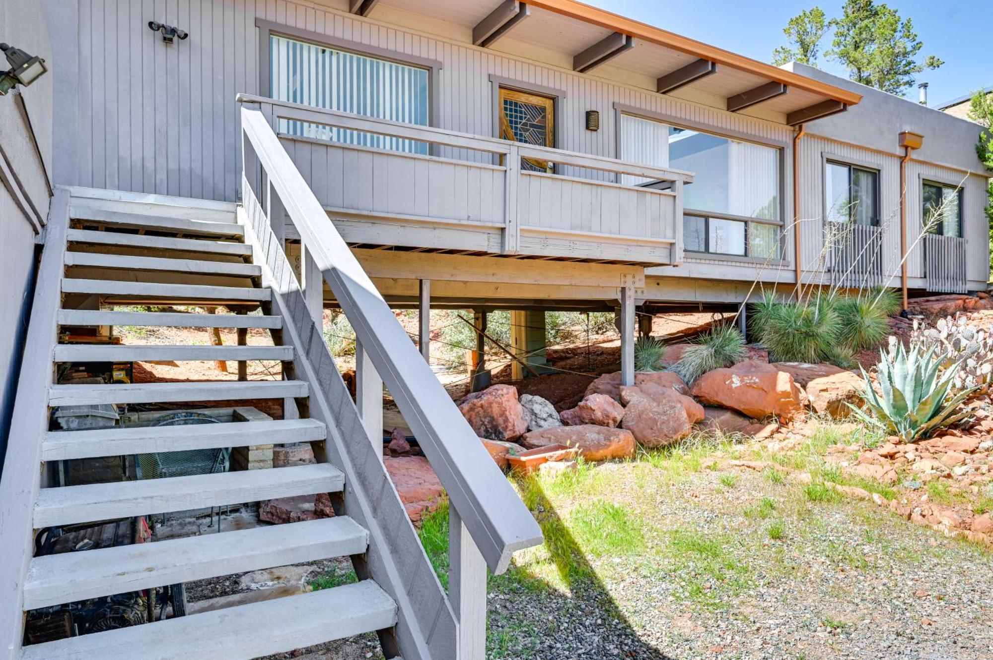 Вилла Sedona Red Rock Retreat Walk To Hiking Trails! Экстерьер фото